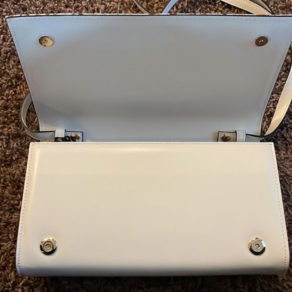 NWT Valentino Lena Baroque Print Leather Crossbody or Clutch Bag - Picture 4 of 8